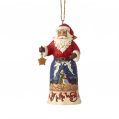 Joy To The World Santa Ornament - $24.99