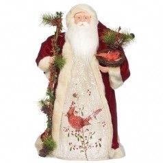 Santa with Cardinal T/T - $64.99