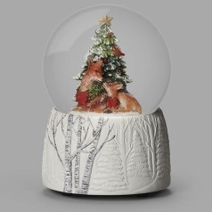 Fawn by Christmas Tree Waterglobe - Coming Soon