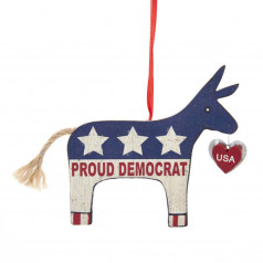 Proud Democrat Ornament - $6.99