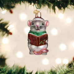 Grey Caroling Mouse - $19.99