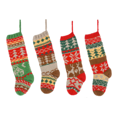 Hand Knit Wool Holiday Stockings - Coming Soon