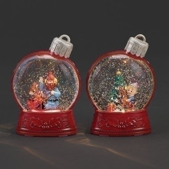 Lighted Rudolph Waterglobe (2 Assorted) - $24.99