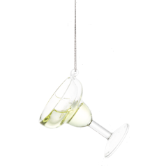 Margarita Glass Ornament with Hangtag - Coming Soon