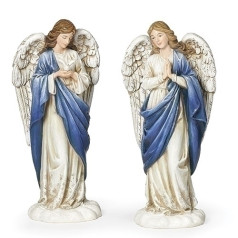Navy and White Sparkle Angel (2 Assorted) - $36.99