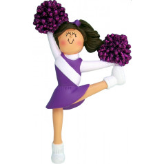 Purple Brunette Cheerleader - $10.99 