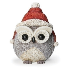 Pudgy Owl with Santa Hat - Coming Soon