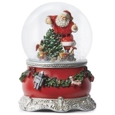 Santa & Elf by Tree Waterglobe - Coming Soon