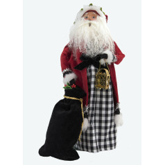 Santa with Black Check - $93.00