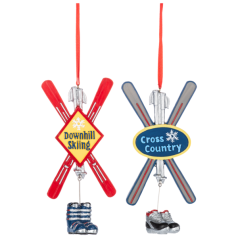 Downhill and Cross Country Skiing Ornaments - Coming Soon