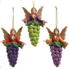 Angel with Grapes - $11.99 each