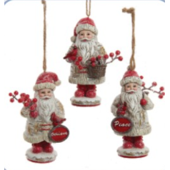 Birch Berries Belsnickle Santa - $13.99 EACH