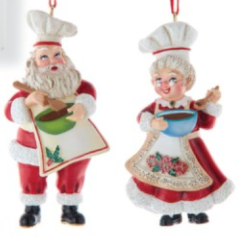 Chef Santa Couple - $10.99 EACH