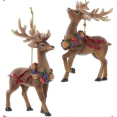 Deer with Fruit Wreath - $12.99 each