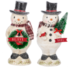 Frosty Snowman with Cardinal - $52.99 each