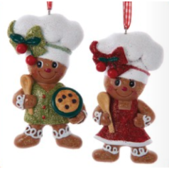 Gingerbread Boy and Girl with Spoon - $8.99 EACH