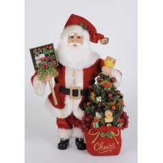 Lighted Season to Wine Santa - $139.99