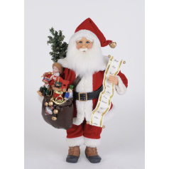 Lighted Vintage Toy Bag Santa - SOLD OUT
