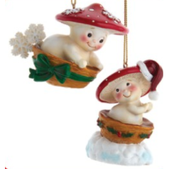 Mushroom Playing in Bowl Sled - $14.99