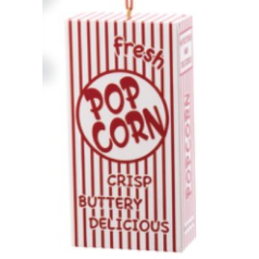 Plastic Popcorn Box - $8.99