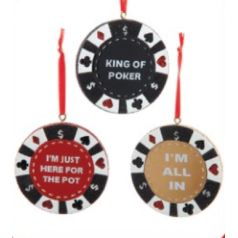 Poker Chips with Saying - $8.99