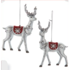 Red and Silver Deer - $12.99 each