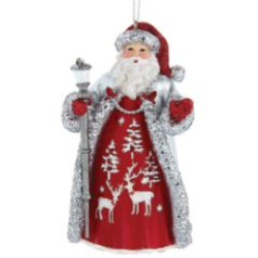 Red and Silver Santa - $16.99