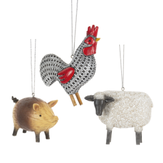 Sheep, Rooster and Pig - $13.99 each