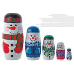 Snowman Nesting Doll Set - $24.99