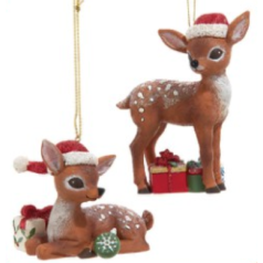 Traditional Deer with Presents - $12.99 each