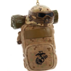 USMC Backpack with Helmet - $16.99