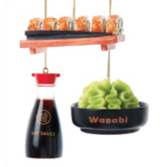 Wasabi, Soy Sauce, and Sushi - $8.99 each